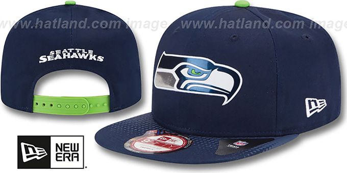 Seahawks '2015 NFL DRAFT SNAPBACK' Navy Hat by New Era