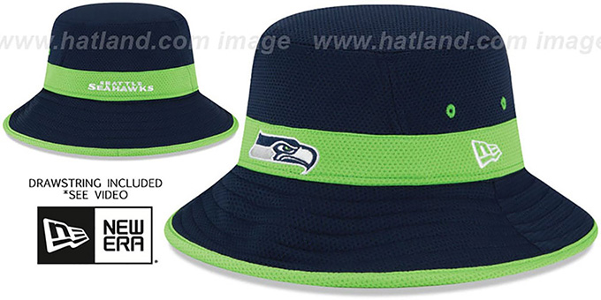 Seahawks '2015 NFL TRAINING BUCKET' Navy Hat by New Era