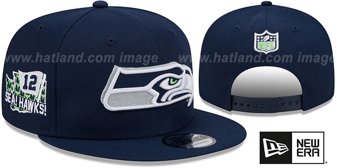 Seahawks 2024 'NFL DRAFT SNAPBACK' Navy Hat by New Era