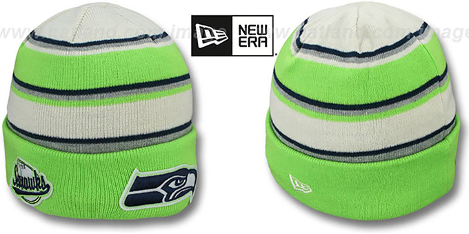 Seahawks 'WINTER TRADITION' Knit Beanie Hat by New Era