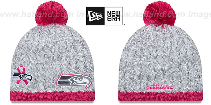 Seahawks 'WOMENS 2015 BCA' Knit Beanie Hat by New Era