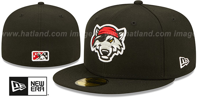 SeaWolves 'MILB ONFIELD HOME' Black Fitted Hat by New Era