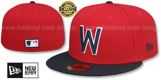 Senators 'COOPERPACK' Red-Navy Fitted Hat by New Era