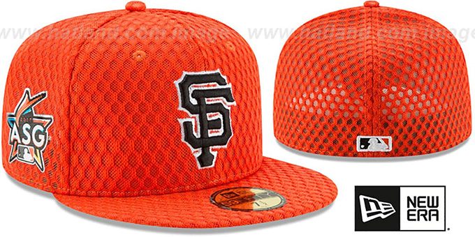 SF Giants '2017 MLB HOME RUN DERBY' Orange Fitted Hat by New Era