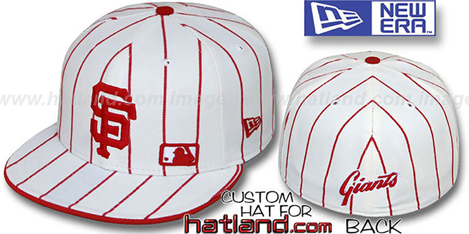 SF Giants 'FABULOUS' White-Red Fitted Hat by New Era