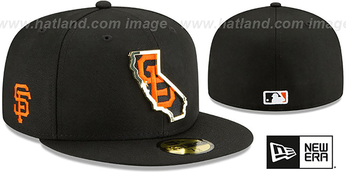 SF Giants 'GOLD STATED INSIDER' Black Fitted Hat by New Era