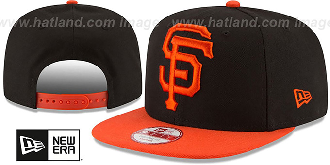 SF Giants 'LOGO GRAND REDUX SNAPBACK' Black-Orange Hat by New Era