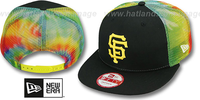 SF Giants 'MESH TYE-DYE SNAPBACK' Hat by New Era