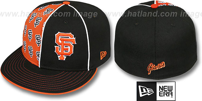 SF Giants 'MULTIPLY' Black-Orange Fitted Hat by New Era