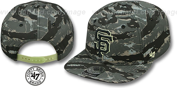 SF Giants 'NIGHT-VISION SNAPBACK' Adjustable Hat by Twins 47 Brand