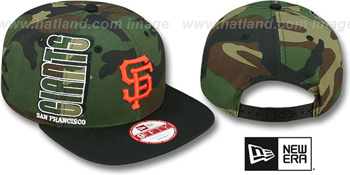 San Francisco SF Giants RALLYMARK SNAPBACK Army-Black Hat