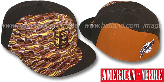 SF Giants 'SWEATER SWIRL' Brown Hat by American Needle