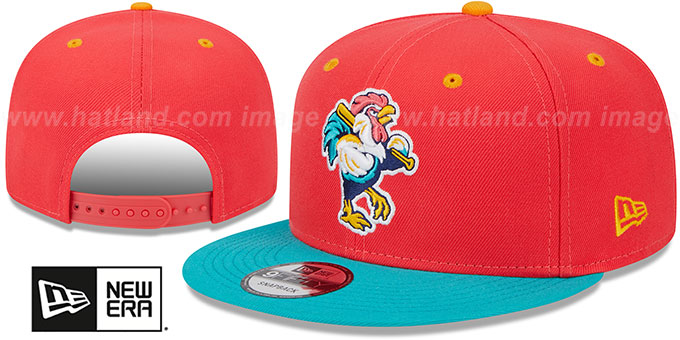 Shorebirds 'COPA SNAPBACK' Red-Aqua Hat by New Era