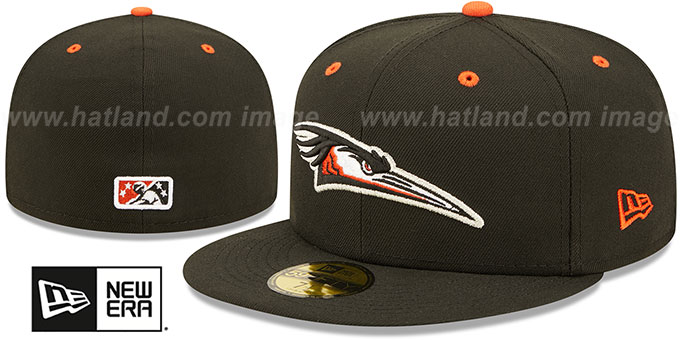 Shorebirds 'MILB ONFIELD HOME' Black Fitted Hat by New Era