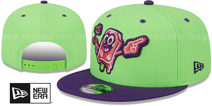 Sky Carp 'COPA SNAPBACK' Lime-Purple Hat by New Era