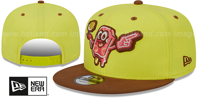 Sky Carp 'COPA SNAPBACK' Yellow-Brown Hat by New Era