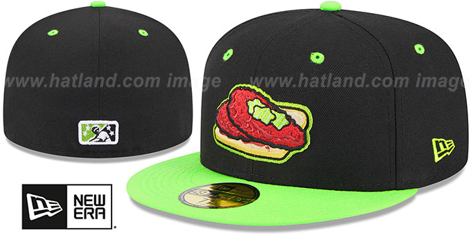 Sounds 'THEME NIGHT' Black-Lime Fitted Hat by New Era