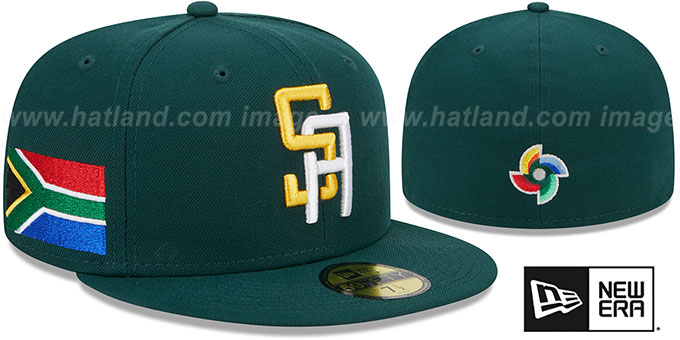 South Africa '2023 WBC GAME' Green Hat by New Era