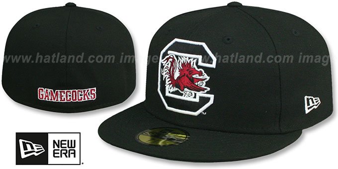 South Carolina 'NCAA TEAM-BASIC' Black Fitted Hat by New Era