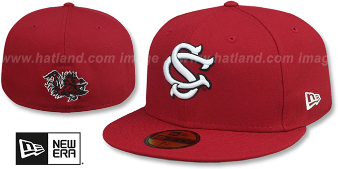 South Carolina 'NCAA TEAM-BASIC' Burgundy Fitted Hat by New Era