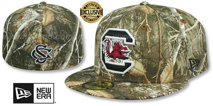 South Carolina 'NCAA TEAM-BASIC' Realtree Camo Fitted Hat by New Era