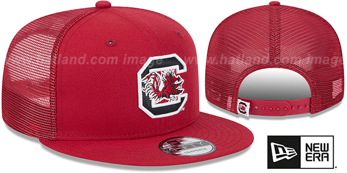 South Carolina 'TEAM-BASIC TRUCKER SNAPBACK' Burgundy Hat by New Era