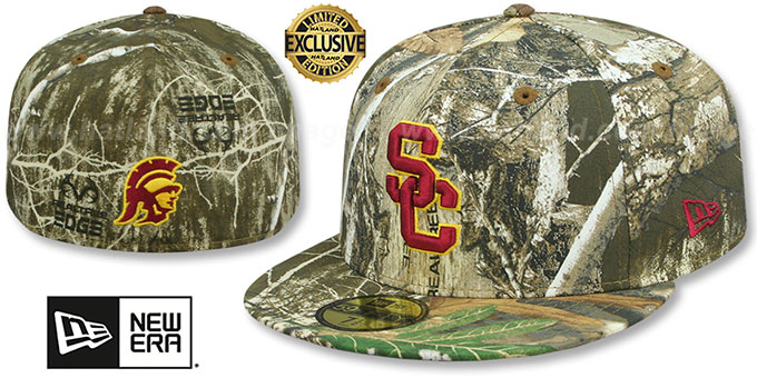 Southern Cal 'NCAA TEAM-BASIC' Realtree Camo Fitted Hat by New Era