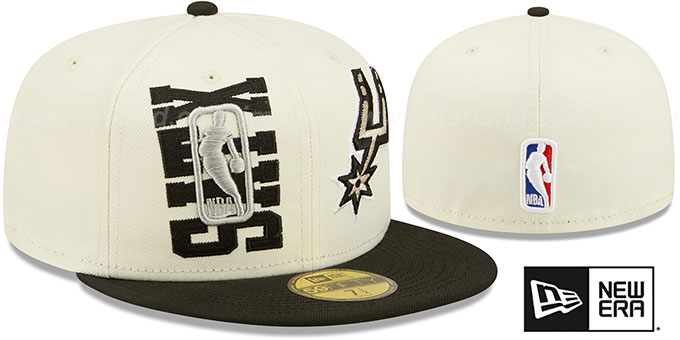 Spurs '2022 NBA DOUBLE WHAMMY DRAFT' Fitted Hat by New Era