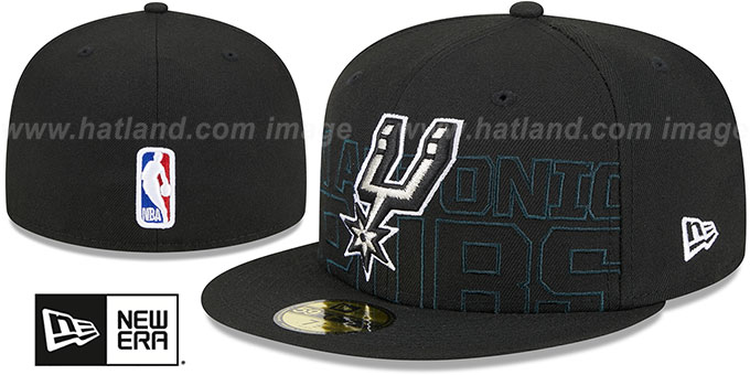 Spurs 2023 'NBA DRAFT' Black Fitted Hat by New Era