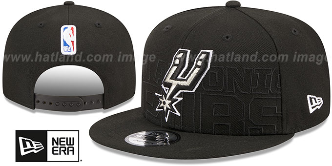 Spurs 2023 'NBA DRAFT SNAPBACK' Black Hat by New Era