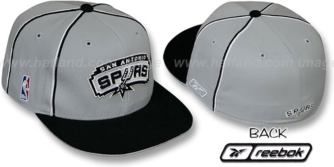 Spurs 'CROSS TAPED' Fitted Hat by Reebok