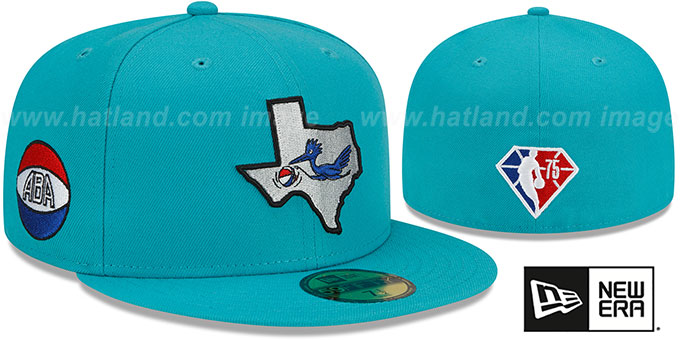 Spurs DIAMOND 75 'CITY-SERIES' ALTERNATE Teal Fitted Hat by New Era