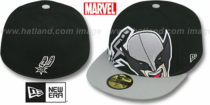 Spurs 'HERO-HCL' Black-Grey Fitted Hat by New Era