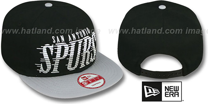 Spurs 'SAILTIP SNAPBACK' Black-Grey Hat by New Era