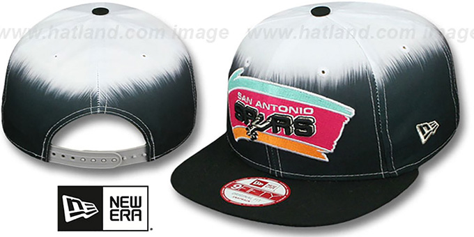 Spurs 'SUBLENDER SNAPBACK' Black-White Hat by New Era