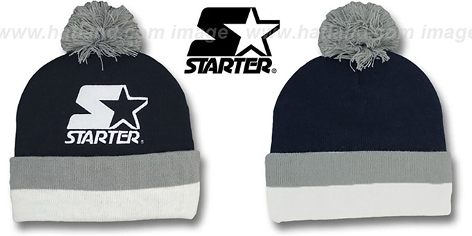 Starter 'S-STAR BEANIE' Navy Knit Hat