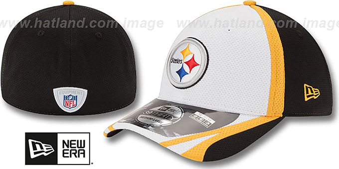 Steelers '2014 NFL TRAINING FLEX' White Hat by New Era