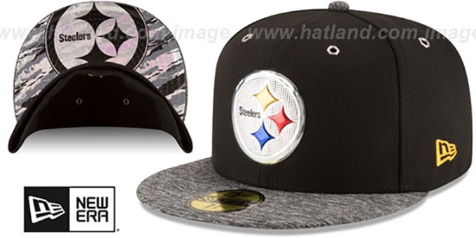 Steelers '2016 MONOCHROME NFL DRAFT' Fitted Hat by New Era