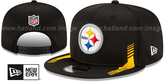 Steelers '2021 NFL SIDELINE HOME SNAPBACK' Black Hat by New Era