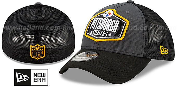 Steelers '2021 NFL TRUCKER DRAFT FLEX'  Hat by New Era