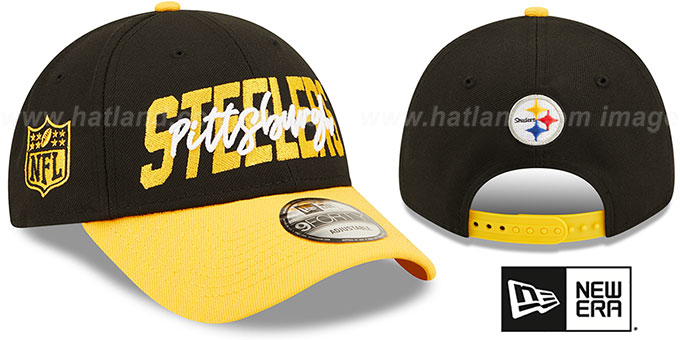 Steelers '2022 NFL DRAFT 940 SNAPBACK' Black-Gold Hat by New Era