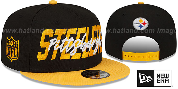 Steelers '2022 NFL DRAFT SNAPBACK' Black-Gold Hat by New Era