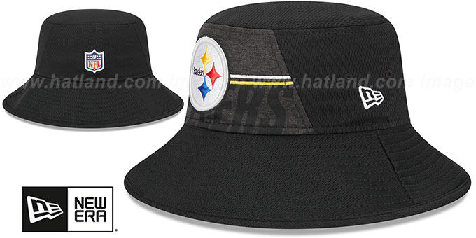 Steelers 2023 'NFL TRAINING CAMP BUCKET' Black Hat by New Era