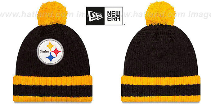 Steelers 'CHILLER FILLER BEANIE' Black-Gold by New Era