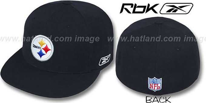 Steelers 'COACHES' Black Fitted Hat by Reebok