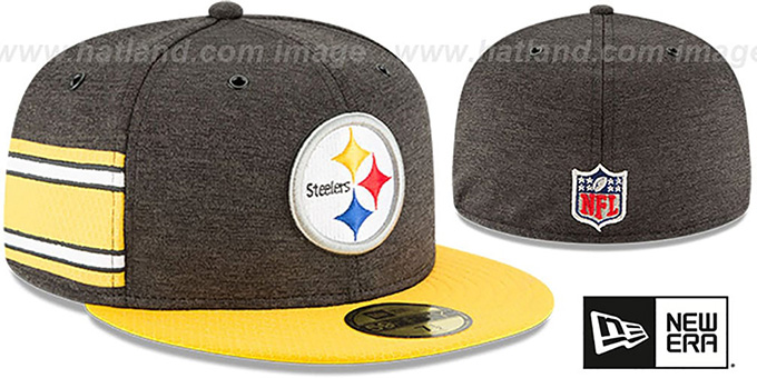 Steelers 'HOME ONFIELD STADIUM' Black-Gold Fitted Hat by New Era