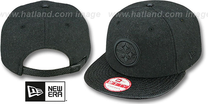 Steelers 'MELTON STINGER STRAPBACK' Hat by New Era