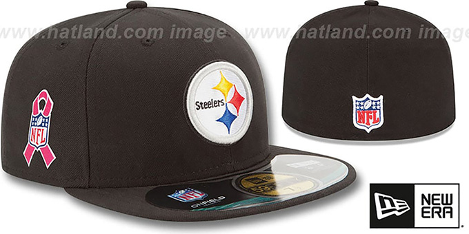 Steelers 'NFL BCA' Black Fitted Hat by New Era