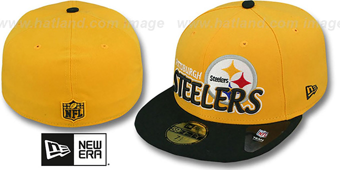 Steelers 'NFL-TIGHT' Gold-Black Fitted Hat by New Era