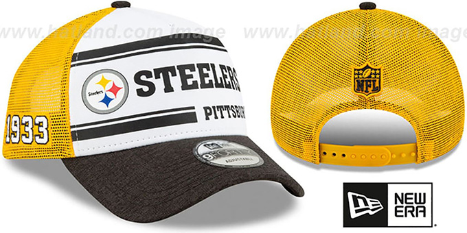 Steelers 'ONFIELD STADIUM 100 TRUCKER SNAPBACK' Hat by New Era